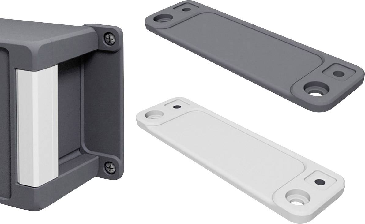 Bopla BA WL 17 7035 00500305 Wall fittings (L x W x H) 173 x 40 x 8 mm Aluminium Graphite grey (RAL 7024) 2 pc(s)