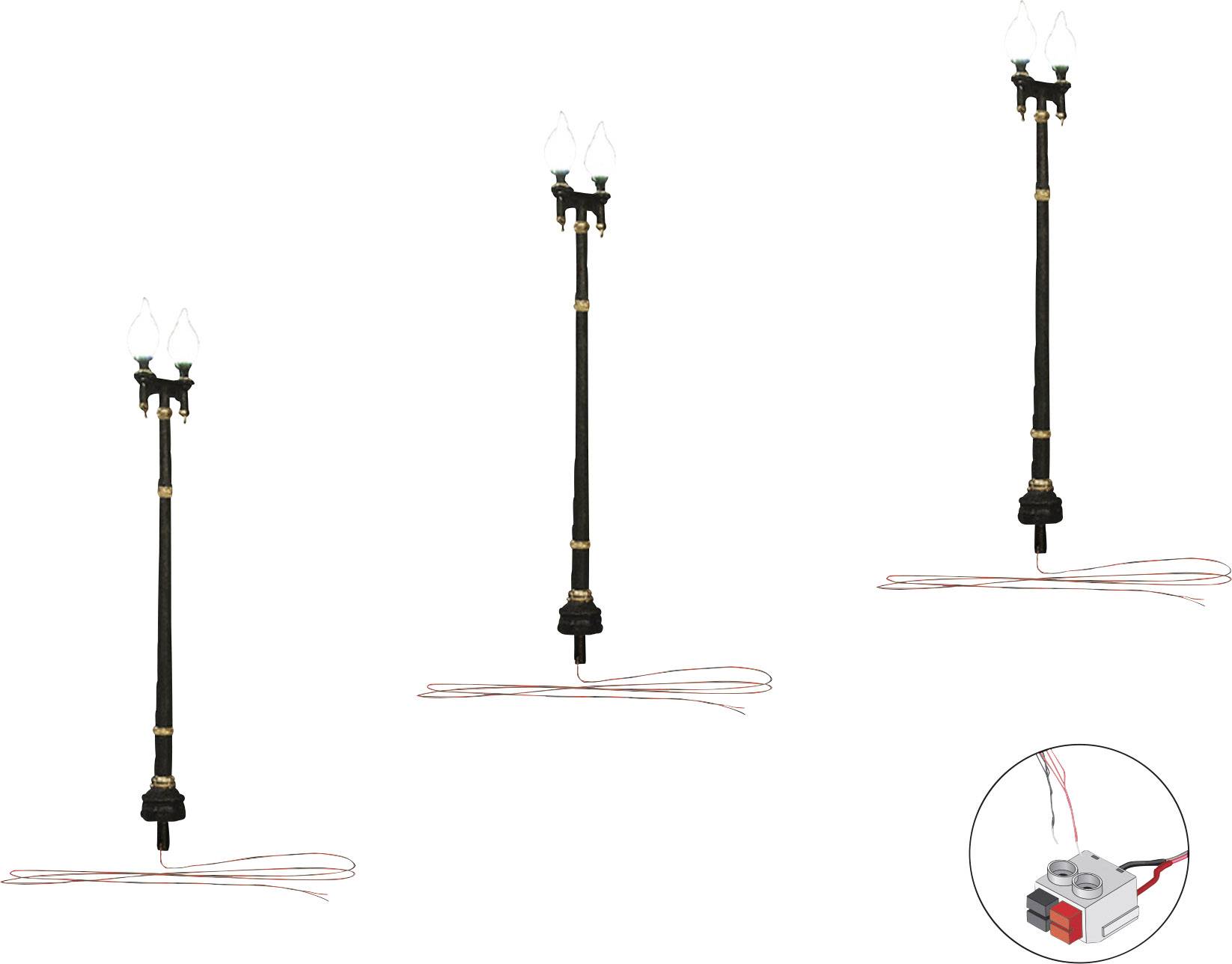 Woodland Scenics H0 Park light Double WJP5632 3 pc(s)