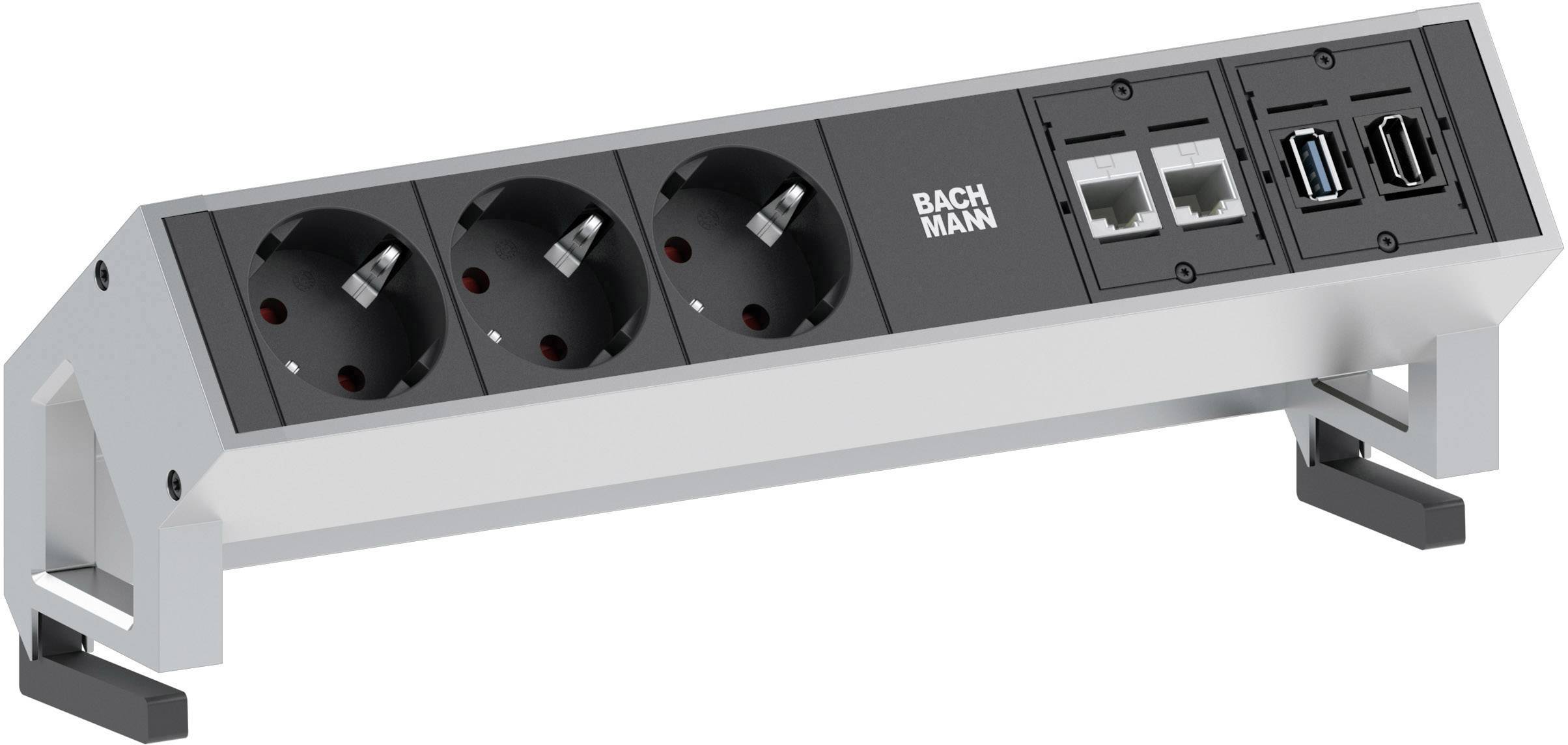 Bachmann 902.502 Power strip 3x Black, Aluminium Wieland connector 1 pc(s)