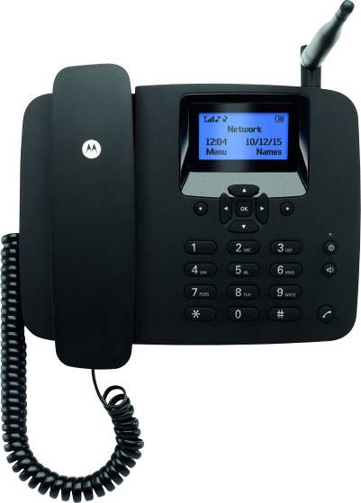 Motorola FW200L Wireless landline phone Black