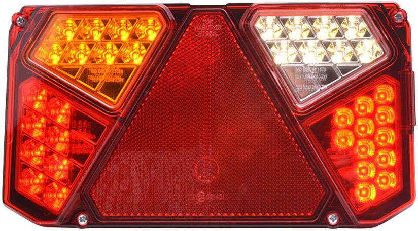 SecoRüt Trailer tail light Open cable ends Turn signal, Brake light, Tail light, Reflector , Rear fog lamp, Reversing lamps left