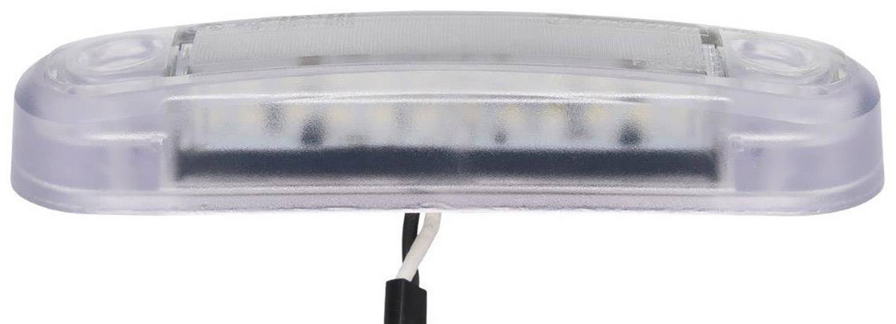 Fristom End outline marker Open cable ends Marker front 12 V, 24 V White Transparent