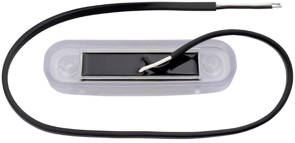 Fristom End outline marker Open cable ends Marker front 12 V, 24 V White Transparent