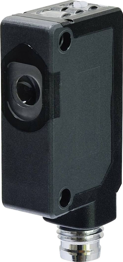 A rectangular black sensor with a cable connection on the underside. The sensor has a lens on the front face.