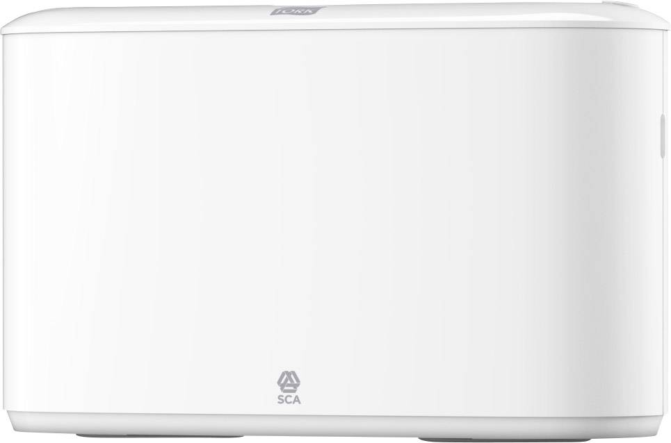 A white, rectangular container with the 'SCA' logo on the front.