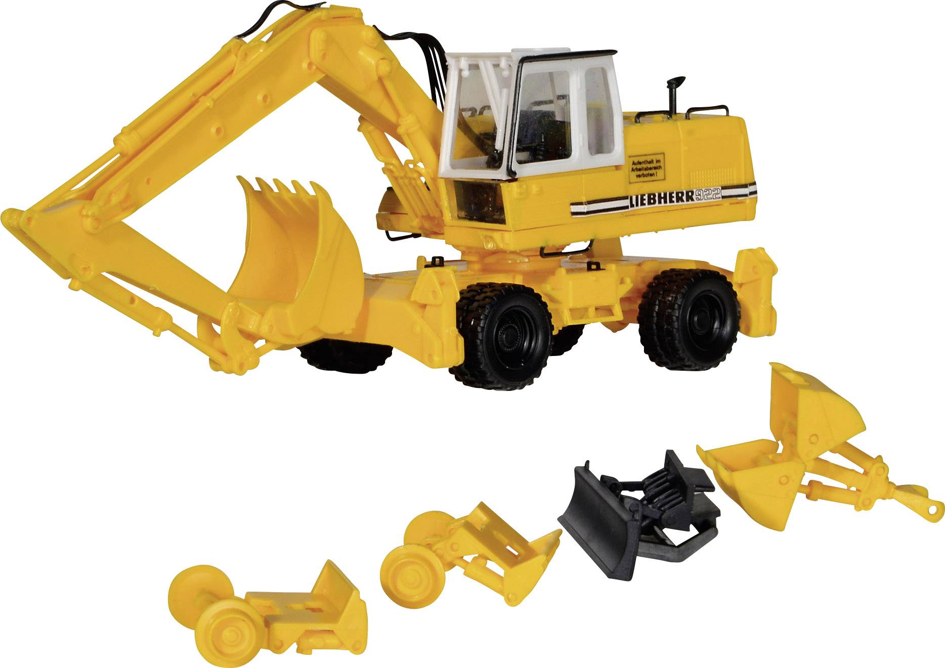 Kibri 11264 H0 Heavy-duty vehicle Liebherr Mobile excavator A 922 incl. devices