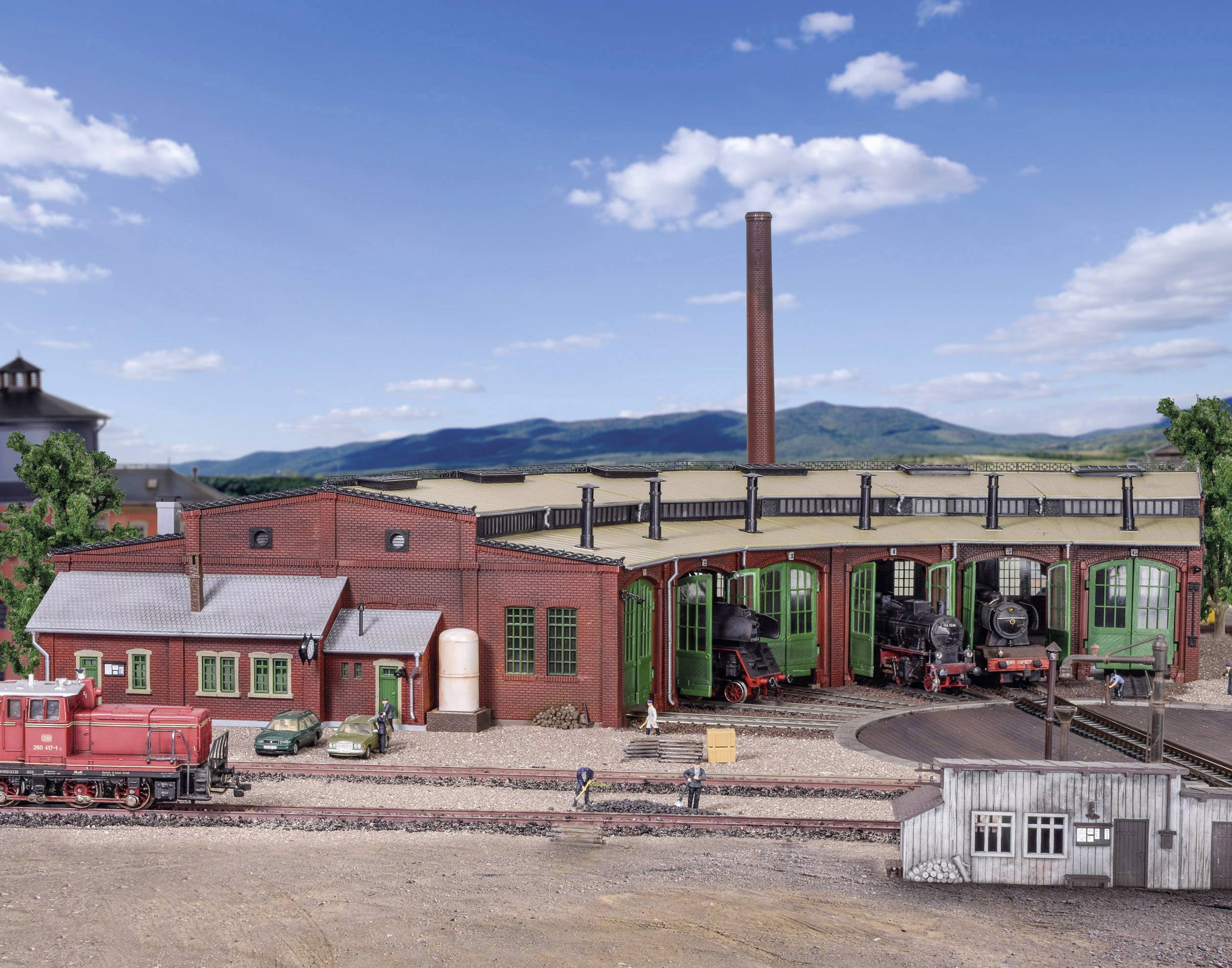 Vollmer 45758 H0 Six Constant Roundhouse
