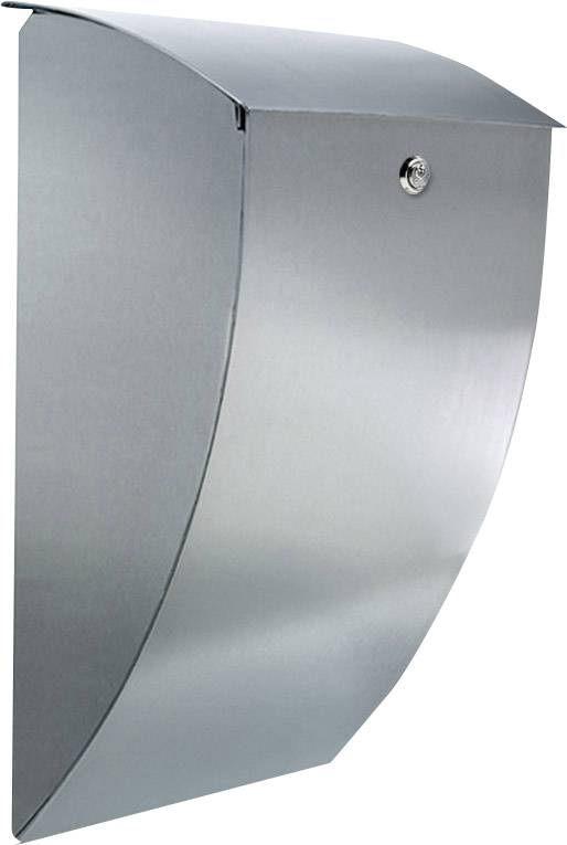 Burg Wächter 32420 MILANO 3843 ES Letterbox Stainless steel Silver Key