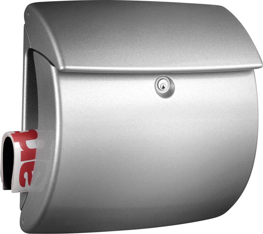 Burg Wächter 7830 KIEL 886 SI Letterbox Plastic Silver Key