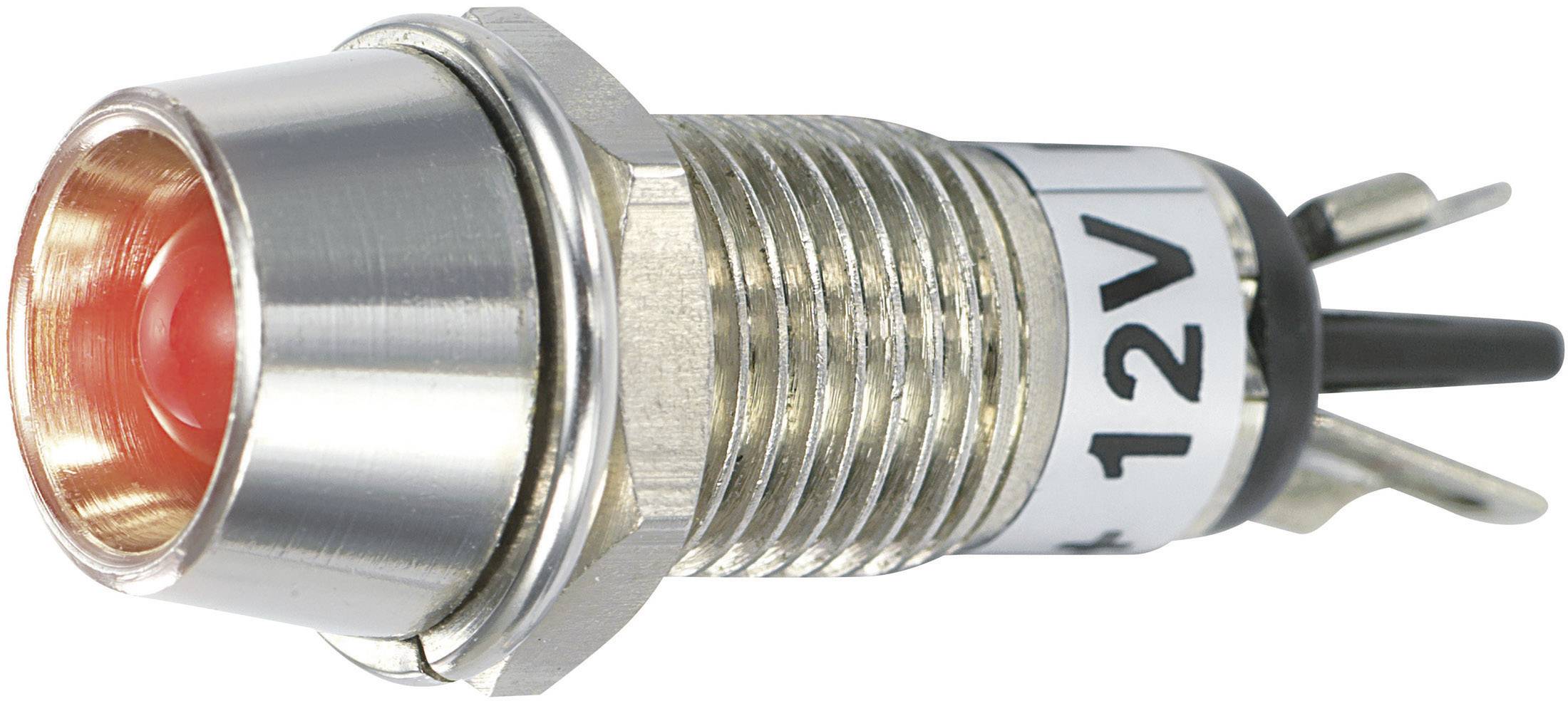 TRU COMPONENTS TC-R9-115L 12 V RED LED indicator light Red 12 V DC