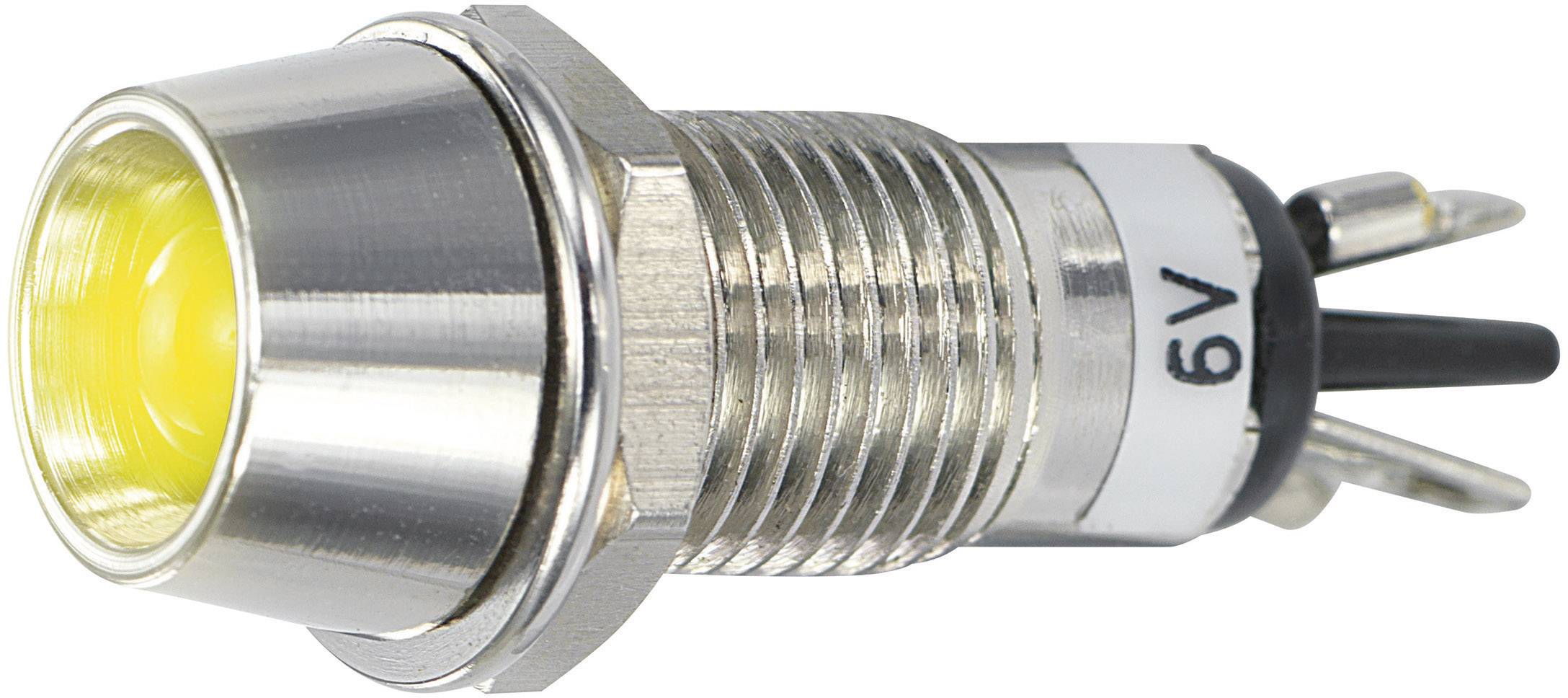 SCI R9-115L 6 V YELLOW LED indicator light Yellow 6 V DC R9-115L 6 V YELLOW