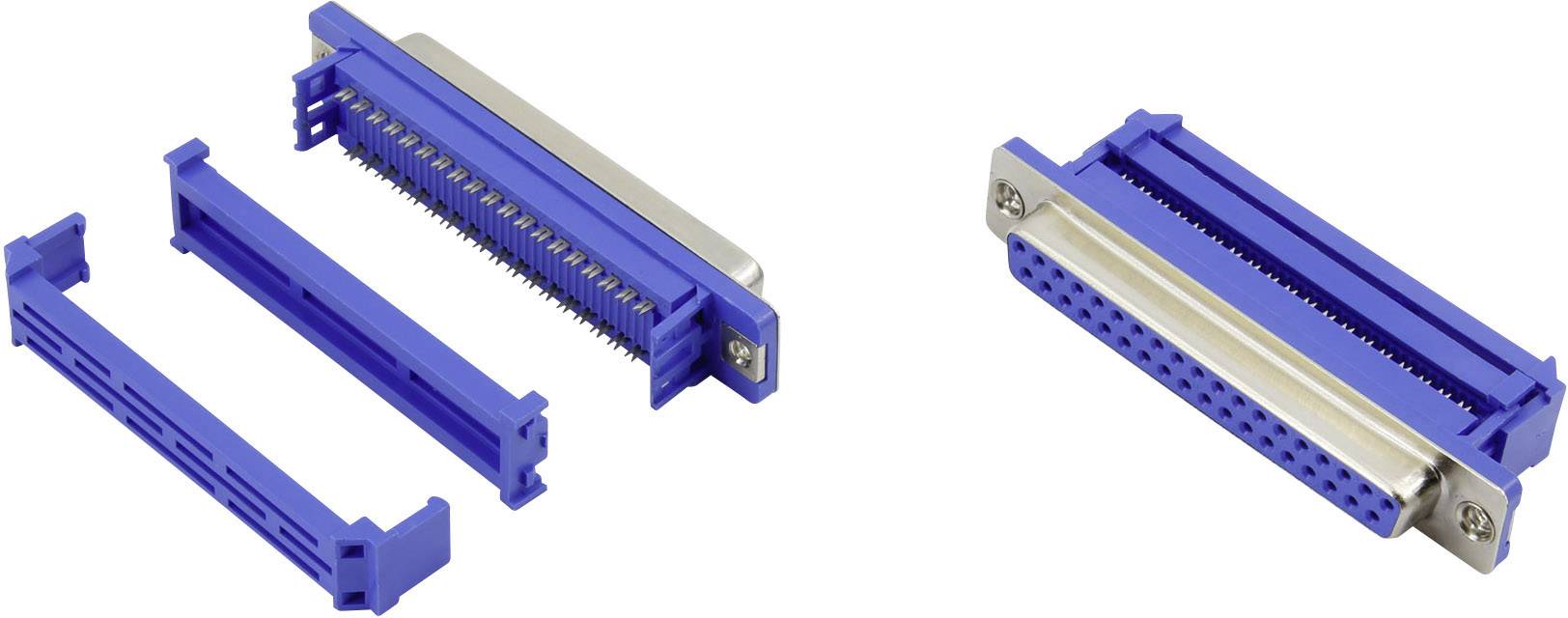 Connfly DS1036-15FPU2PX-YT D-SUB socket 180 ° Number of pins: 15 Cut & Clip