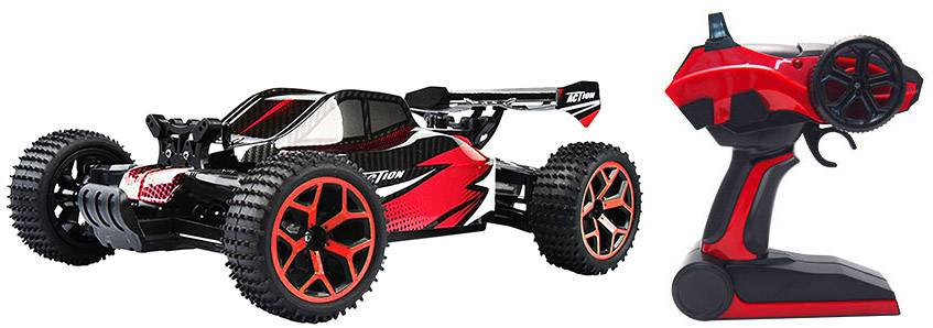 Amewi 22222 Storm D5 1:18 RC model car for beginners Electric Buggy 4WD Incl. batteries and charger