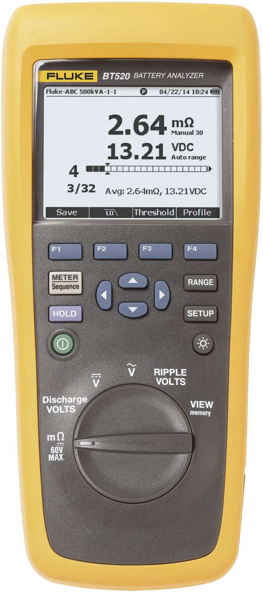 Fluke VRLA tester BT520 Reading range (battery testers) <lt/> 600 V Rechargeable, Battery 4489981