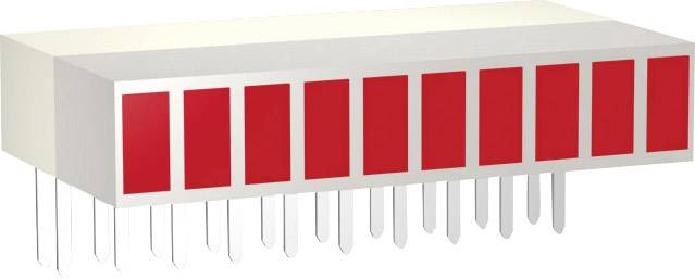 A white-beige rectangular object with red squares and long, narrow, silver stripes underneath.