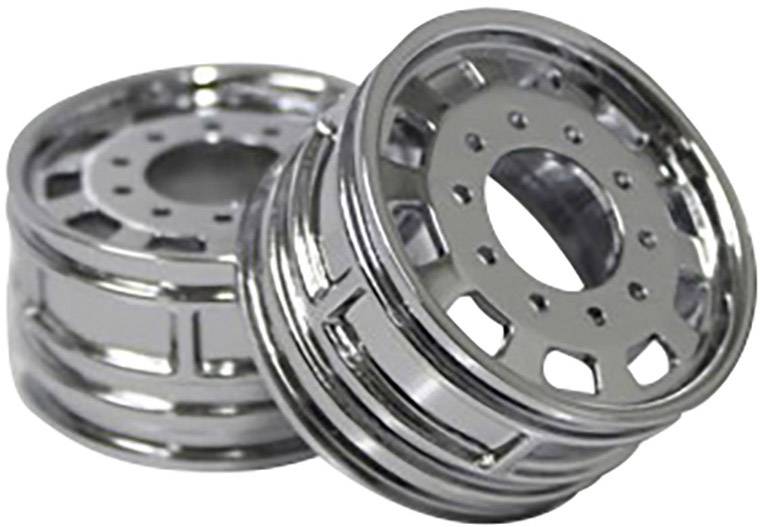 ScaleDrive 1:14 HGV Rims ABS plastic Euro look Chrome 1 Pair