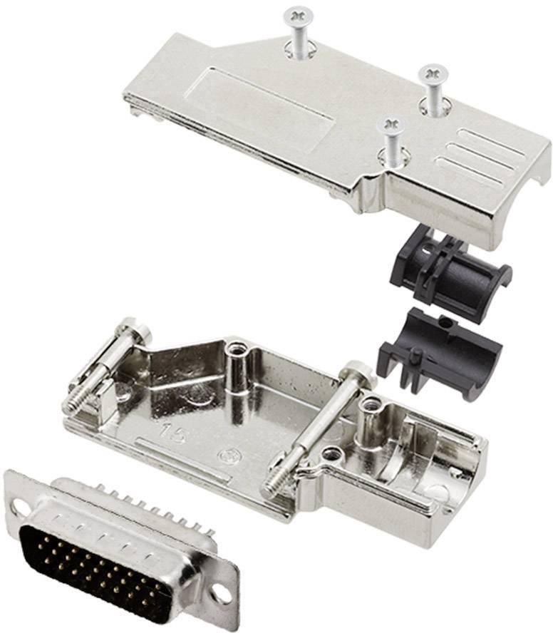 encitech DCMR-FK-15-HDP26-K 6355-0066-02 D-SUB pin strip set 90 ° Number of pins: 26 Solder bucket 1 Set