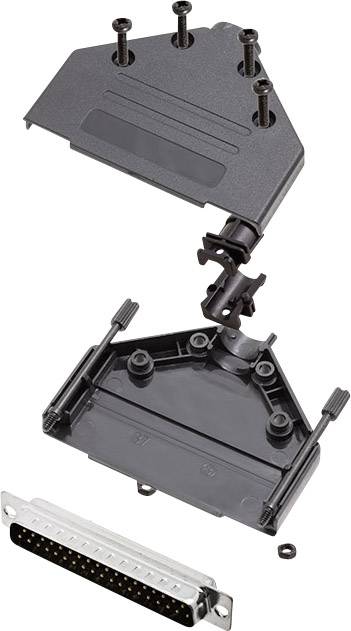 encitech DTPK-P-37-DMP-K 6355-0033-04 D-SUB pin strip set 180 ° Number of pins: 37 Solder bucket 1 Set