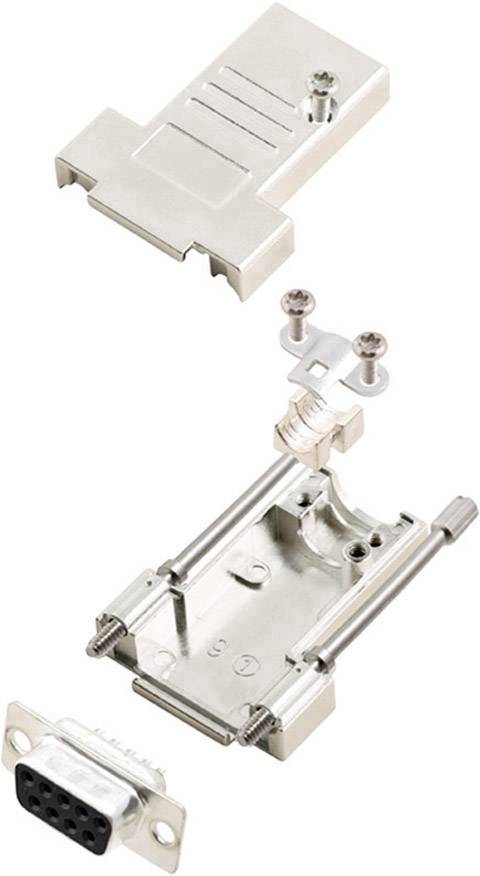 encitech DTSL09-T-JSRG+DMS-K 6355-0040-31 D-SUB receptacle set 180 ° Number of pins: 9 Solder bucket 1 Set