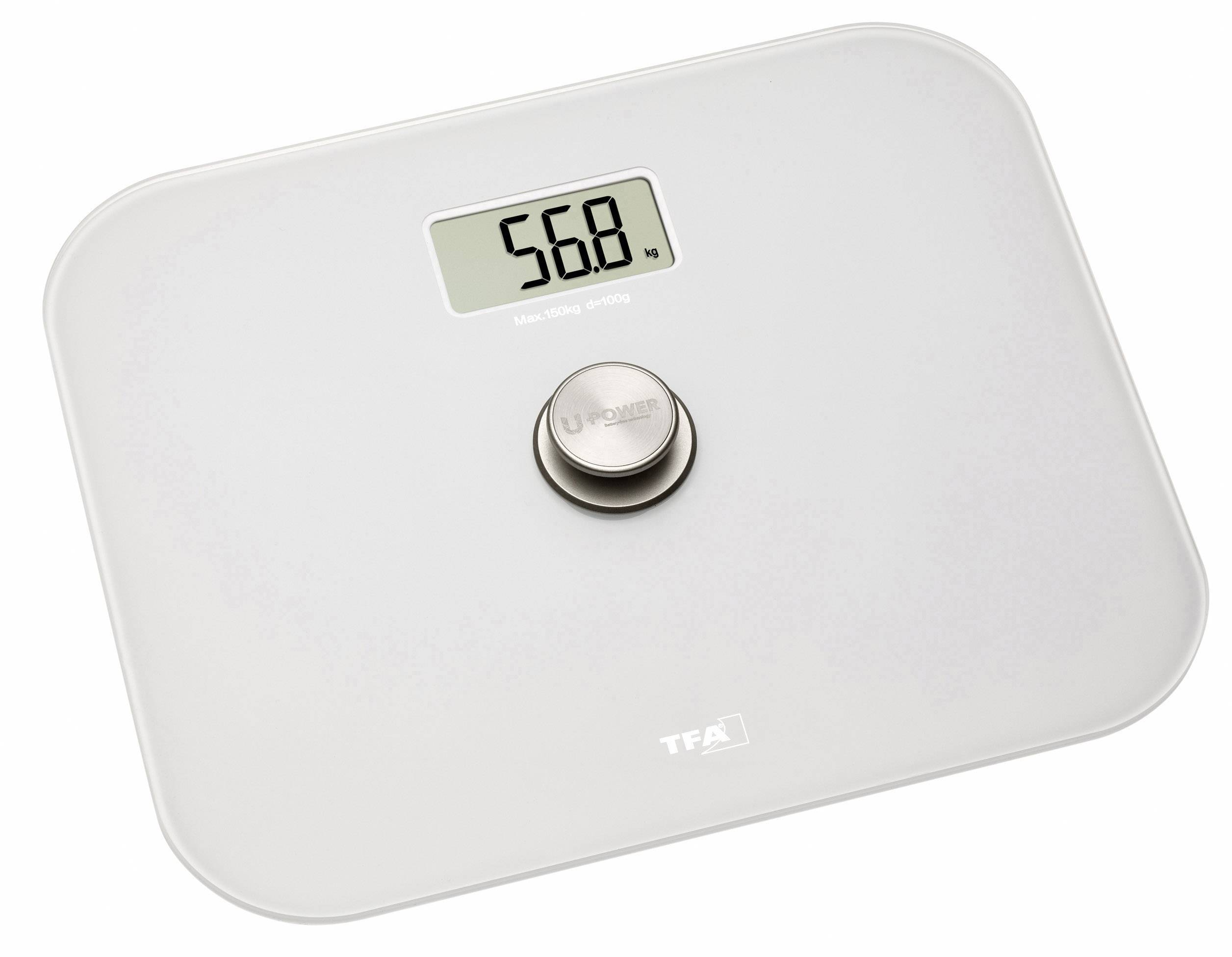 Digital scales showing '56.8 kg' and 'max 180 kg/400 lb'. Main switch located in the centre.