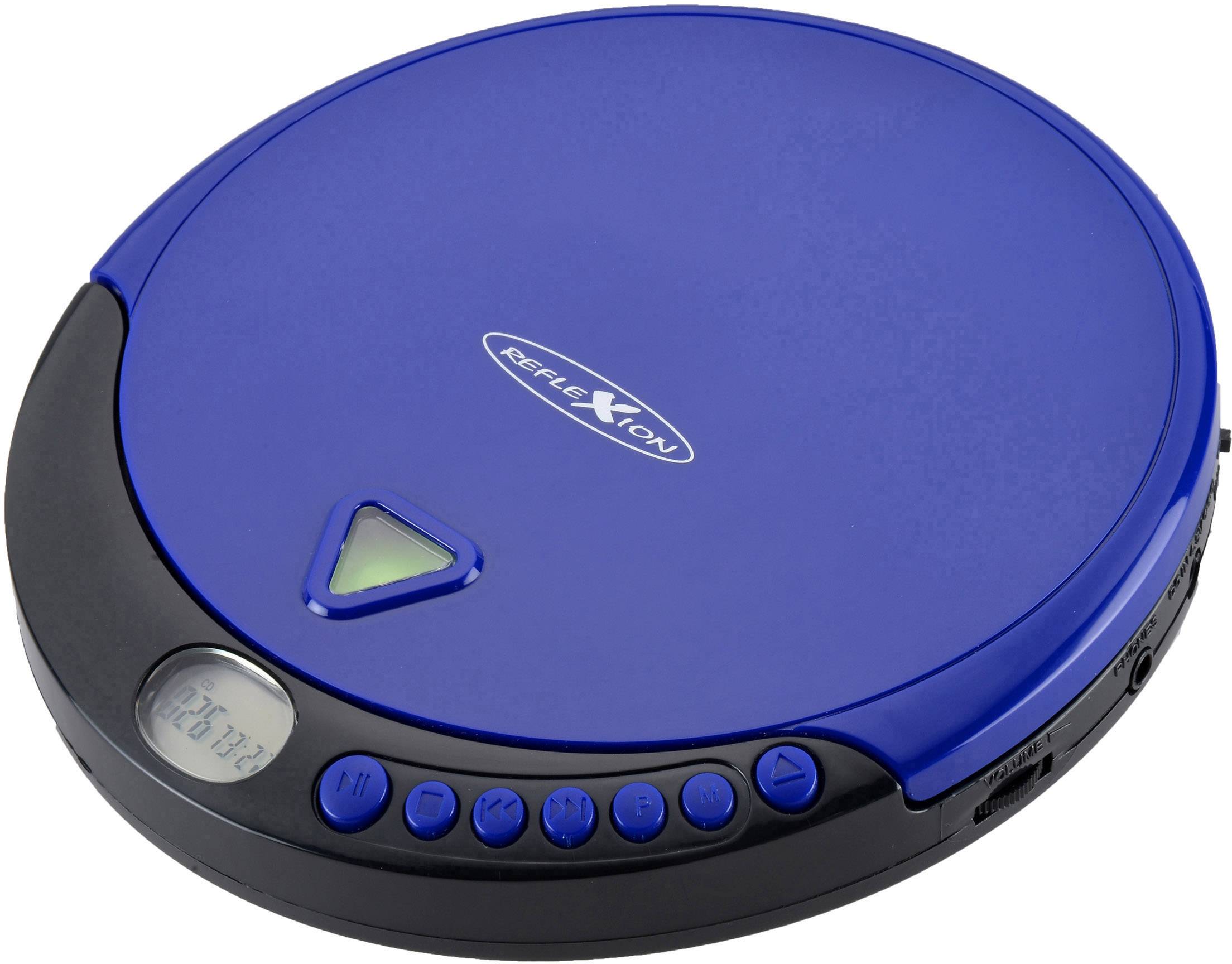 Reflexion PCD510MF Portable CD player CD, CD-R, CD-RW, MP3 Blue