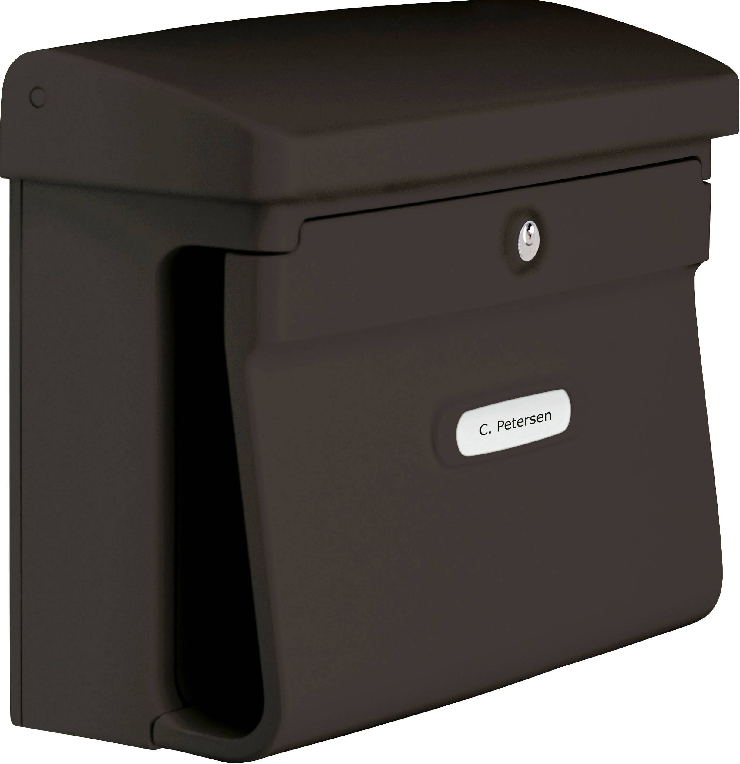 Burg Wächter 12570 BREMEN 885 BR Letterbox Plastic Brown Key