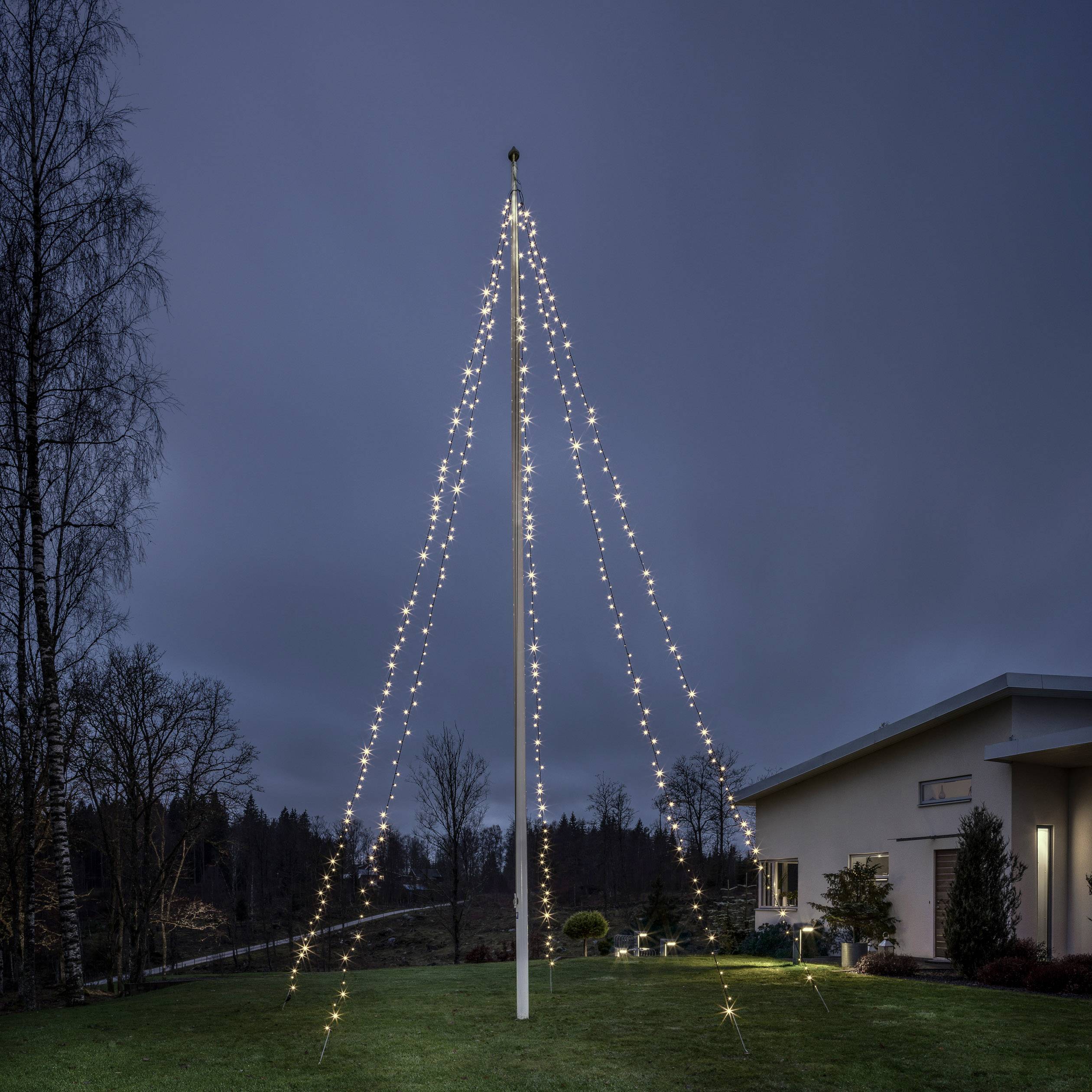 Konstsmide 4780-117 LED Christmas tree chain lights Outside EEC: A (A++ - E) mains-powered 500 LED Warm white Illuminated length