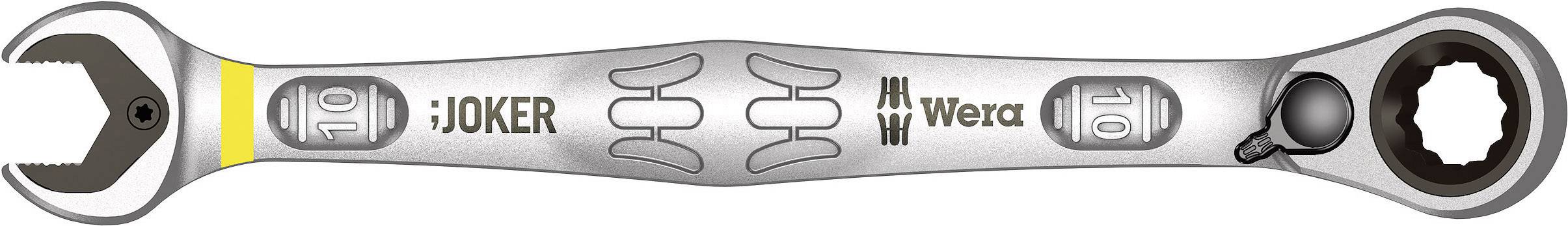 A Joker spanner by Wera, with two different ends for various screw sizes.