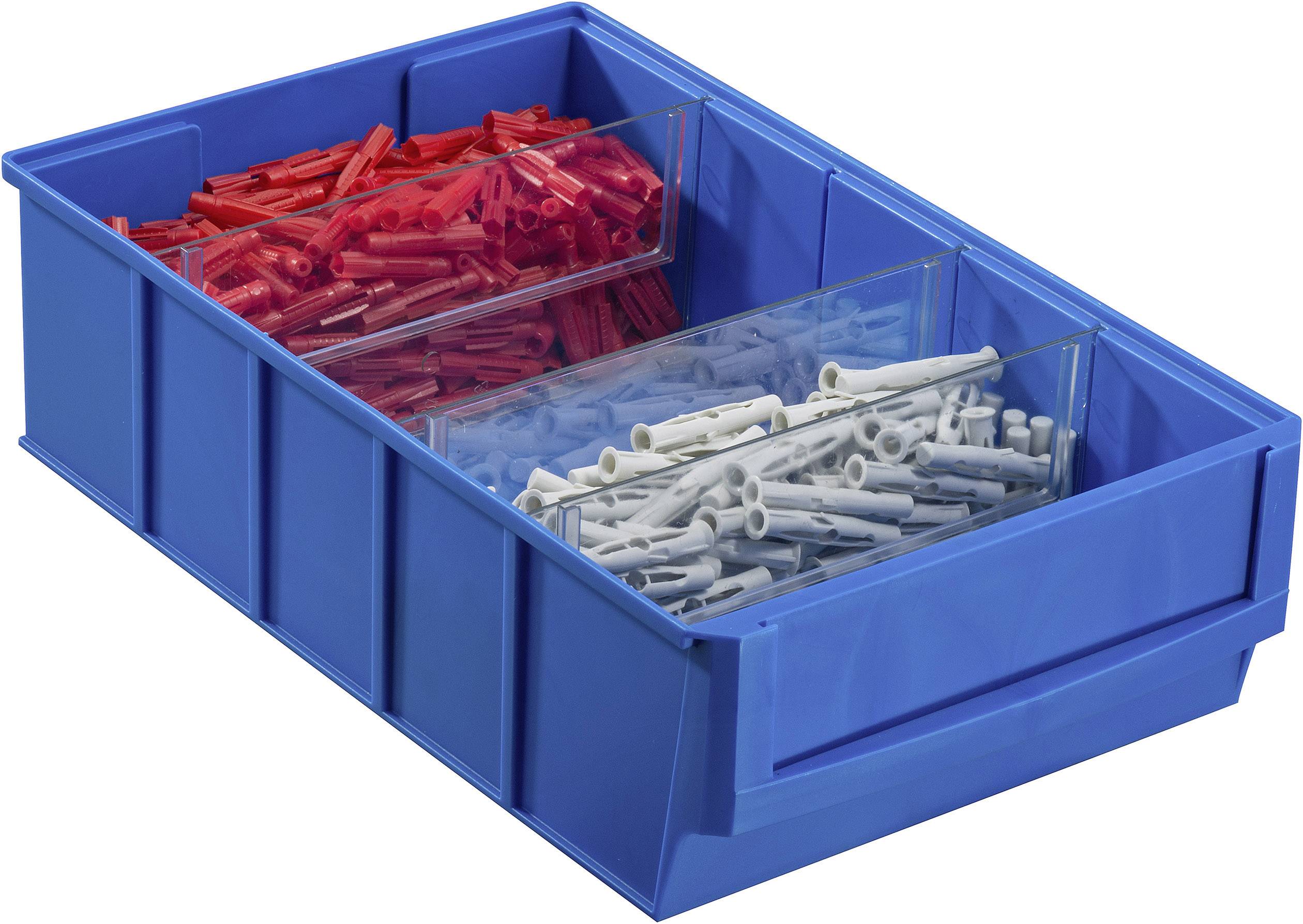 Allit 456530 Storage bin (L x W x H) 185 x 300 x 81 mm Blue 1 pc(s)