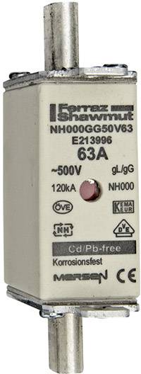 Mersen 1B655.000000 NH fuse Fuse size = 000 63 A 500 V