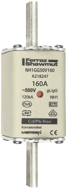 Mersen 1B169.000000 NH fuse Fuse size = 1 160 A 500 V