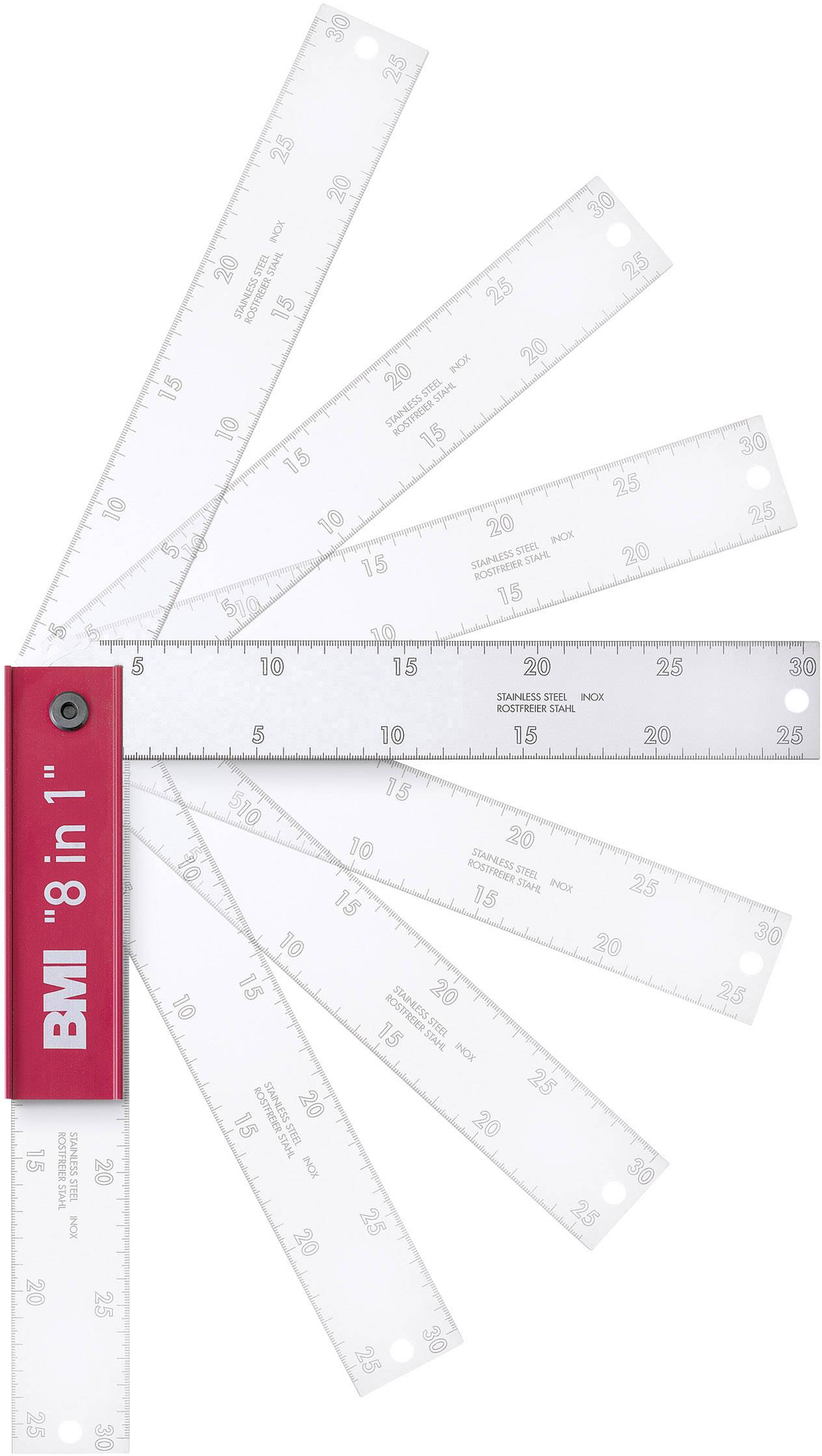 BMI 716200137 Mitre square 200 x 80 mm 157.5 °