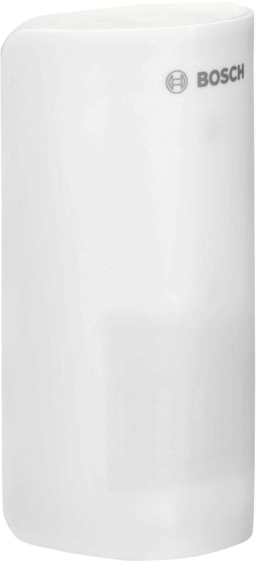 White Bosch appliance, cylindrical in shape, with a minimalist design, featuring no visible buttons or indicators.