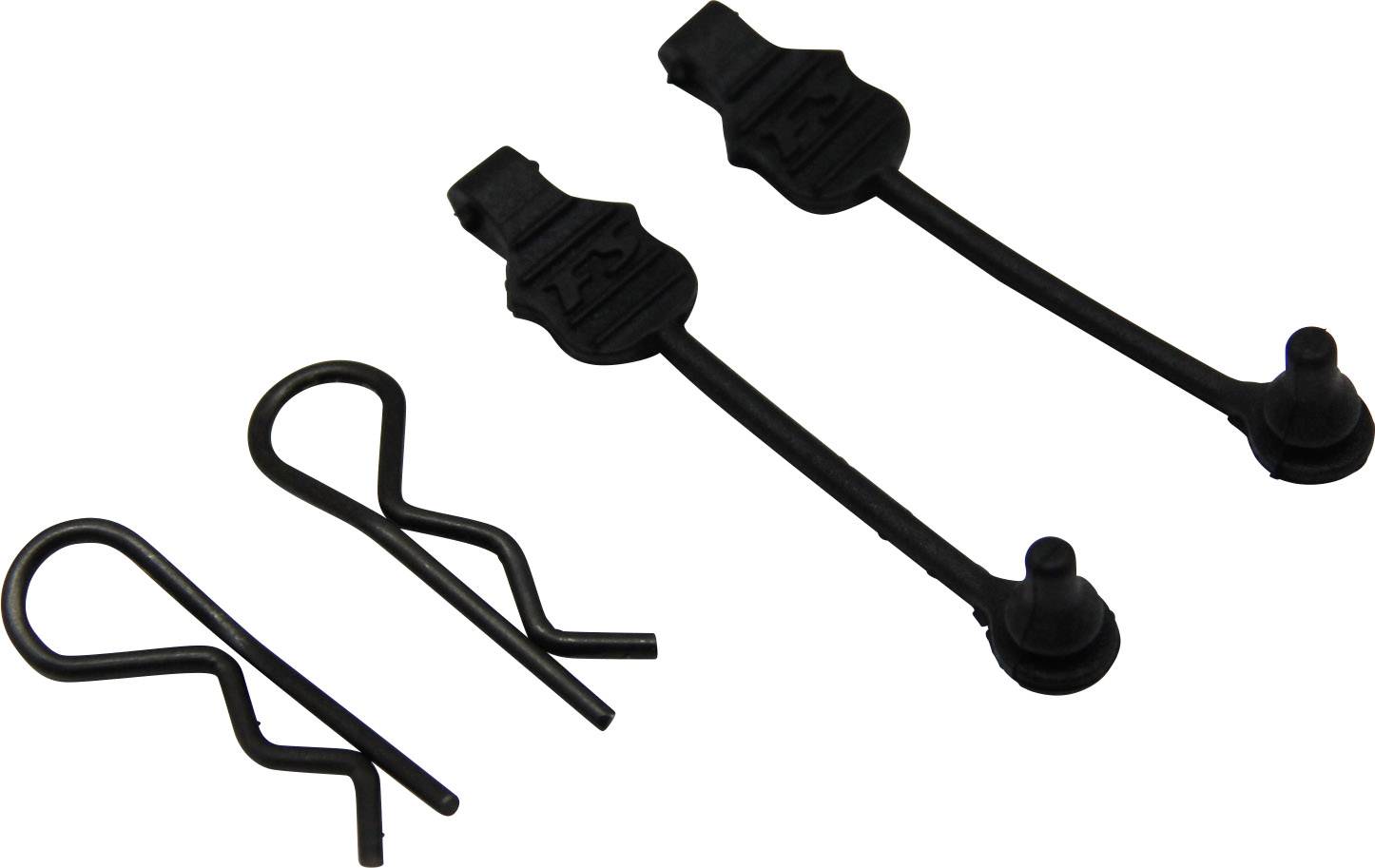 Reely 1:8 Car body bracket splint grip Black 1 Pair