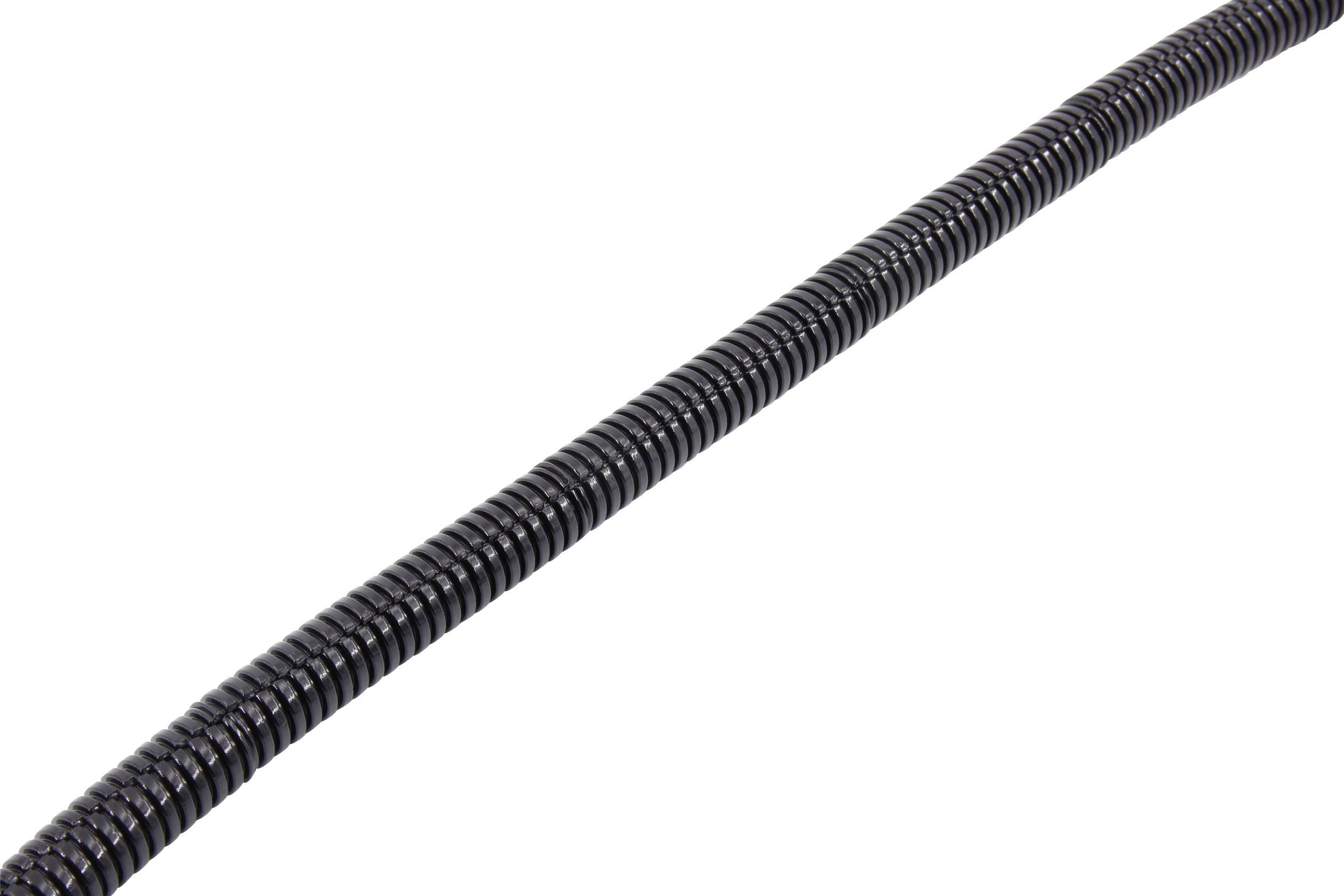 TRU COMPONENTS TC-9388980 Sleeving Black 9 mm Sold per metre