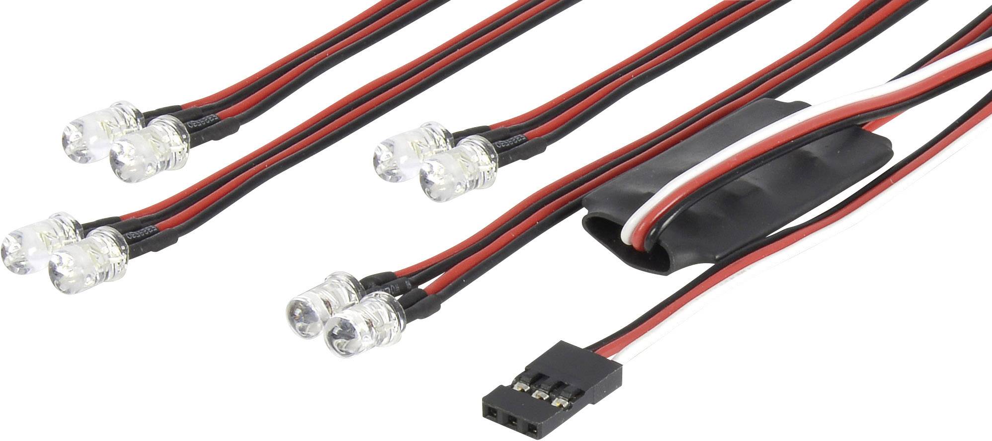 Carson Modellsport Vehicle lighting kit Red , White 4.4 - 6 V 500906240