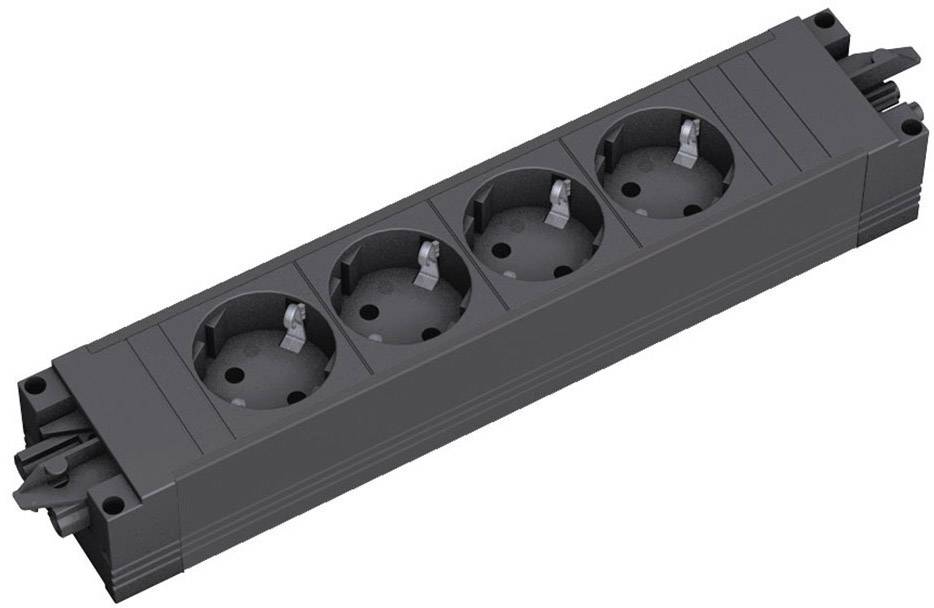 Bachmann 906.18819 4x Power strip w/o switch Black