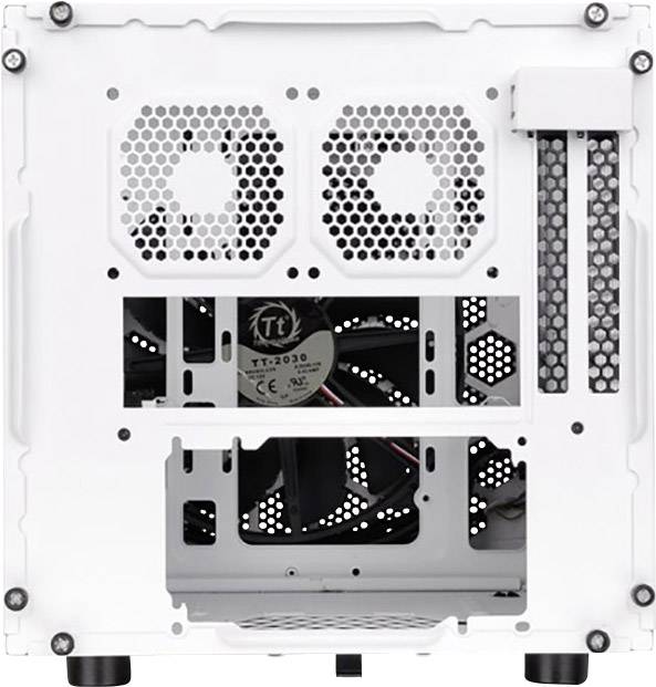 Thermaltake Core V1 Snow Mini tower PC casing White Built-in fan, LC compatibility