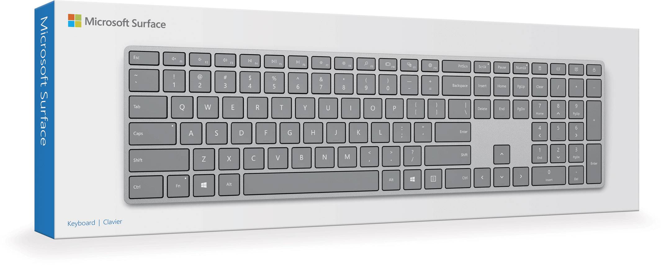 Microsoft Surface Keyboard Bluetooth® Keyboard German, QWERTZ Grey