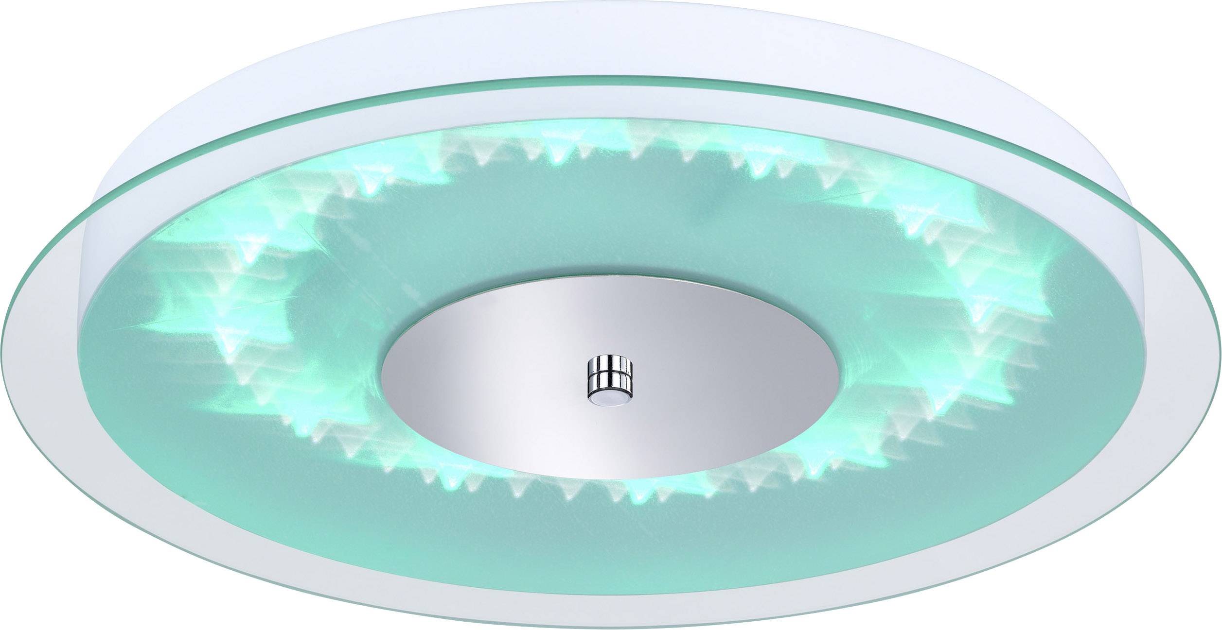 ACTION Jana 912502066000 LED ceiling light White 26 W RGBW Incl. remote control, Selectable colour