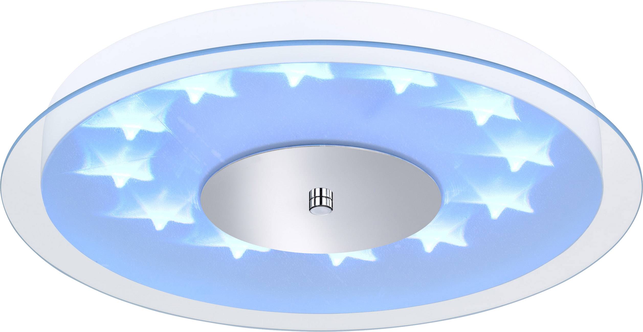 ACTION Jana 912502066000 LED ceiling light White 26 W RGBW Incl. remote control, Selectable colour