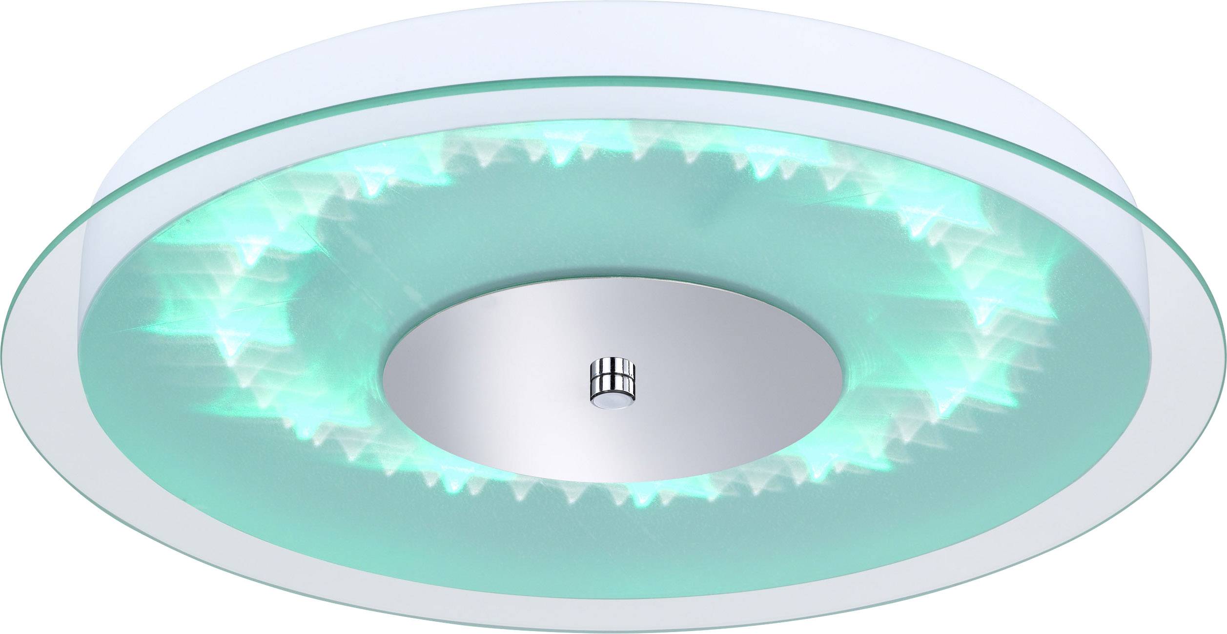 ACTION Jana 912502066000 LED ceiling light White 26 W RGBW Incl. remote control, Selectable colour