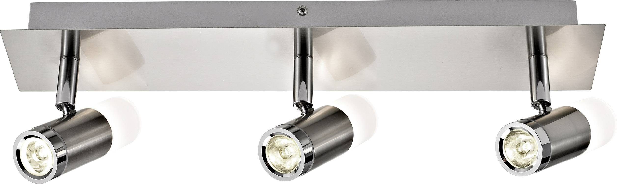 ACTION Hueva 735306016044 LED ceiling spotlight 9 W Warm white Nickel (matt), Chrome