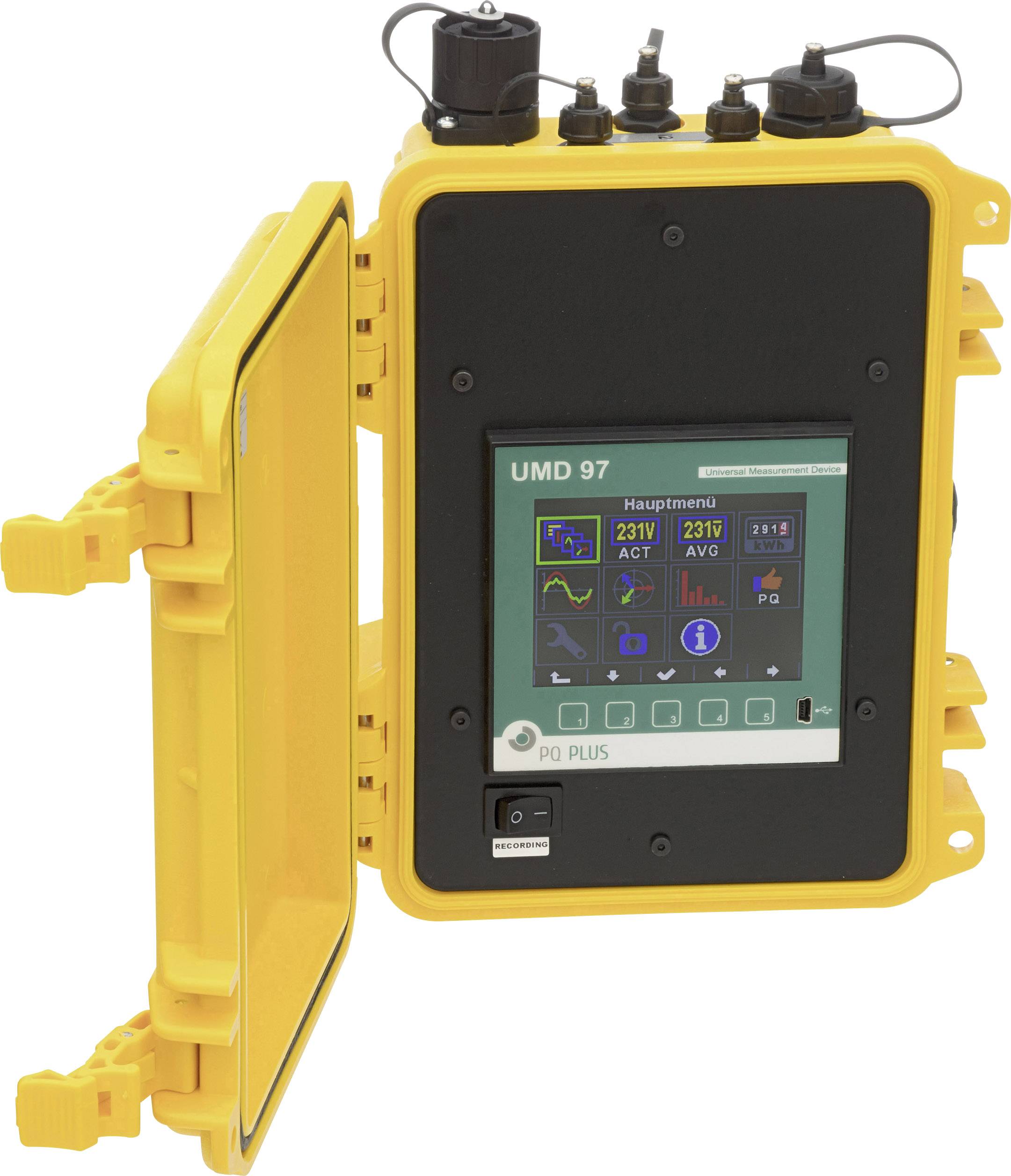 PQ Plus MMD 97 Network diagnostics 3-phase, 1-phase Data logger