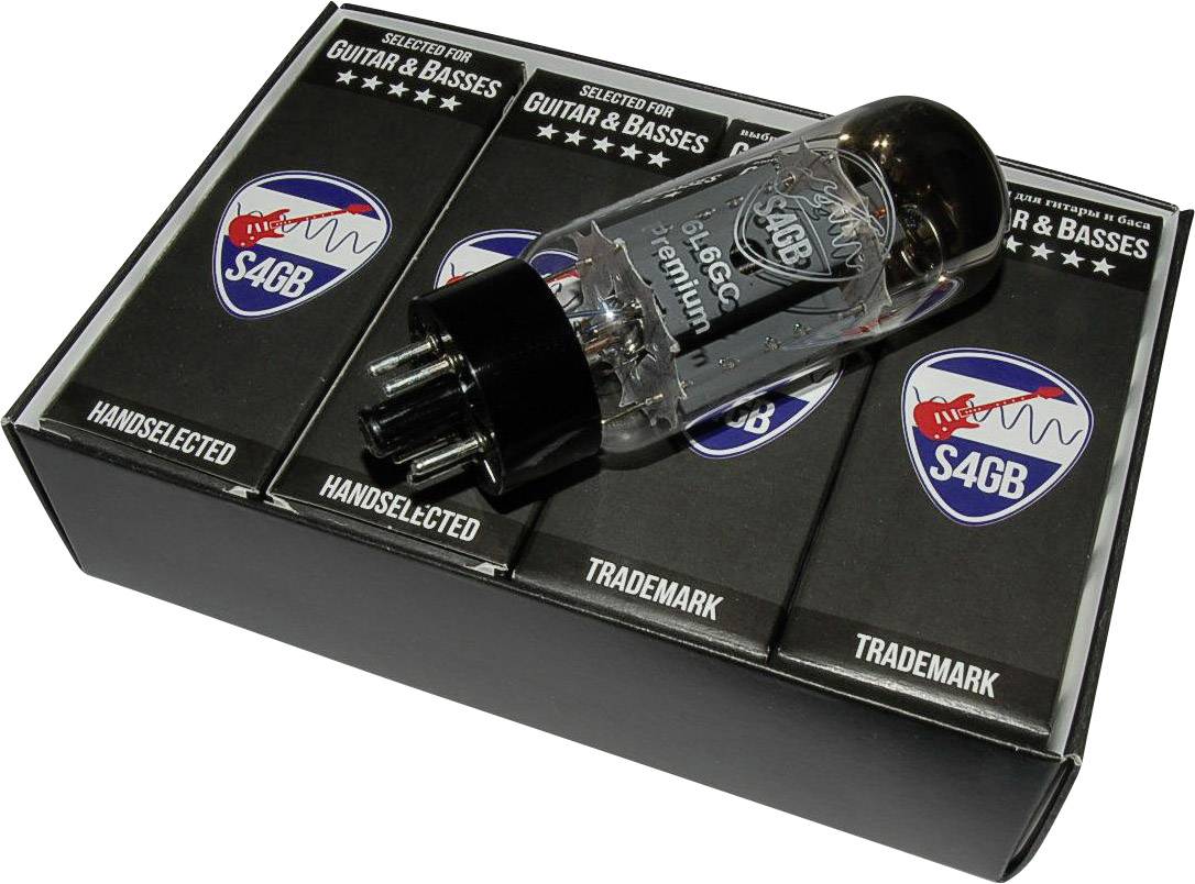 BTB Vertrieb 6L6GC S4GB Premium Vacuum tube (matched quad) Selected for Guitar/bass Output pentode Number of pins: 8 Base: Octal