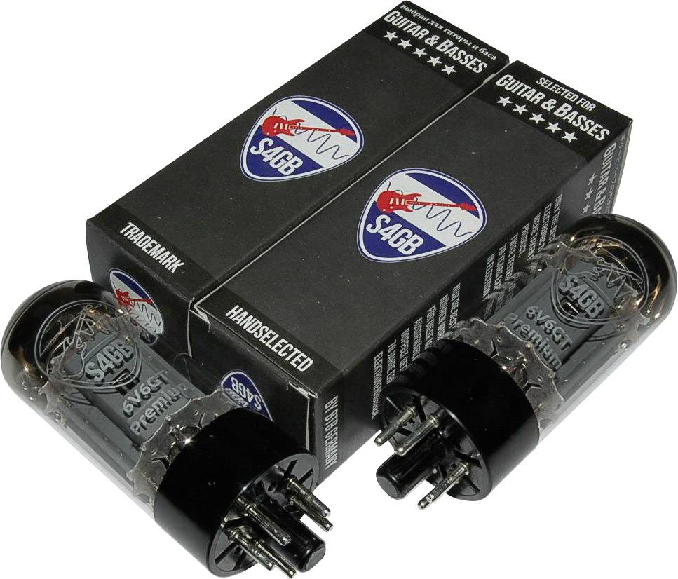 BTB Vertrieb 6V6GT S4GB Premium Vacuum tube (matched pair) Selected for Guitar/bass Output pentode Number of pins: 8 Base: Octal