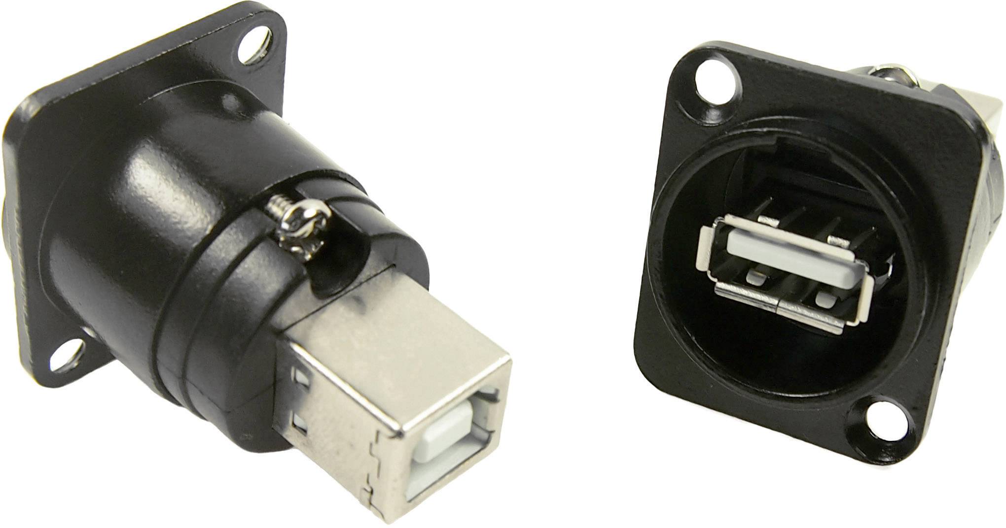 XLR Adapter USB A socket on USB B Adapter, built-in CP30114 Cliff Content: 1 pc(s)