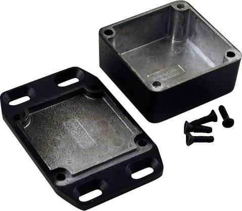 Hammond Electronics 1590LLBFLBK Universal enclosure 50 x 50 x 25 Aluminium Black 1 pc(s)