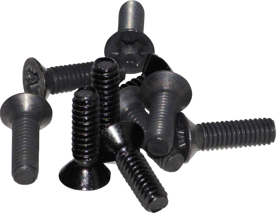 Hammond Electronics 1550MS100BK Spare screw Steel Black 100 pc(s)