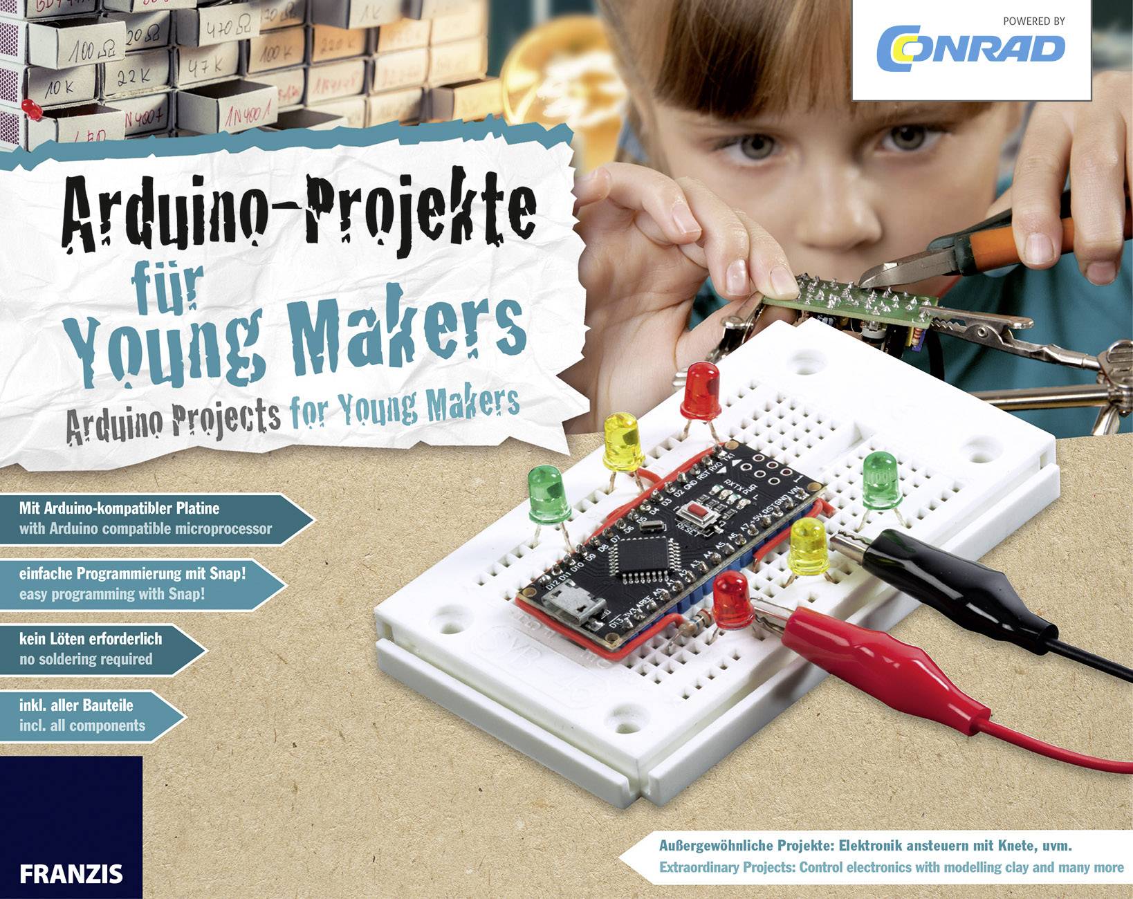 Components 15000 Arduino für Young Makers Arduino Maker kit 14 years and over